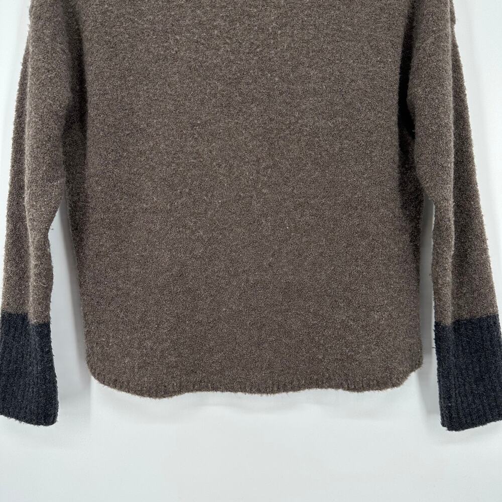 Eleventy Boiled Wool Blend Color Block Turtleneck… - image 7